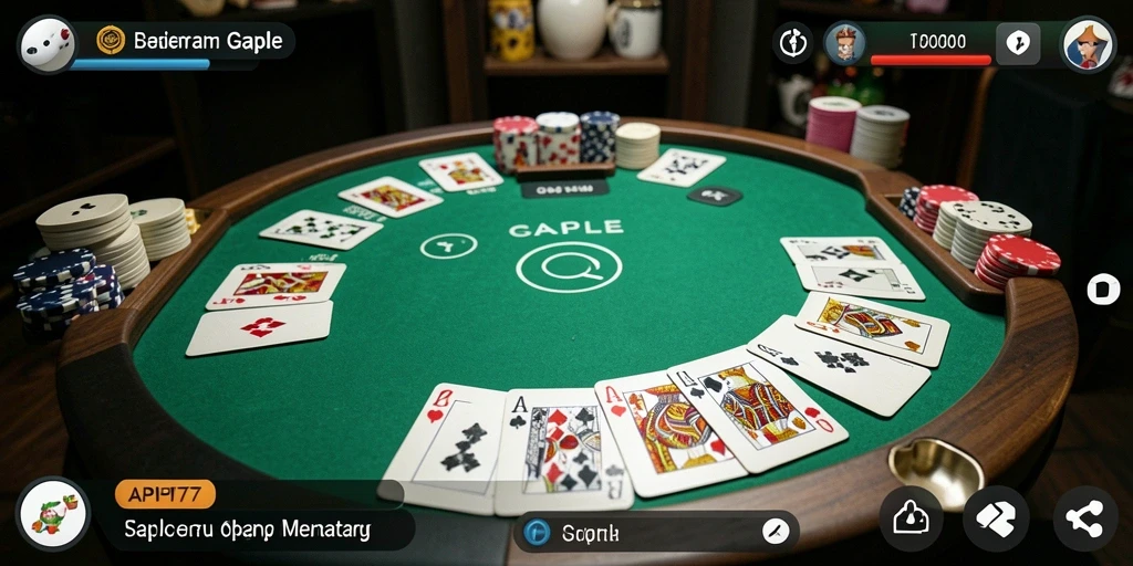 Gameplay seru dan interaktif dalam permainan Gaple API77.