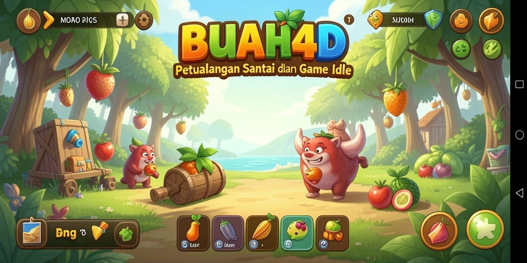 Tampilan gameplay <strong>BUAH4D</strong> yang menarik dan penuh warna.