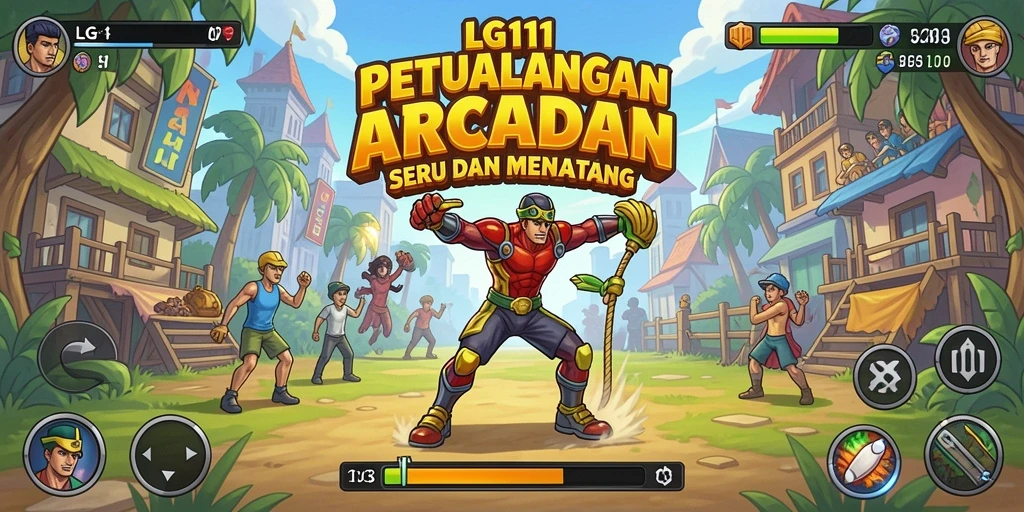 Screenshot gameplay LG111 menampilkan aksi seru dan tantangan arcade.