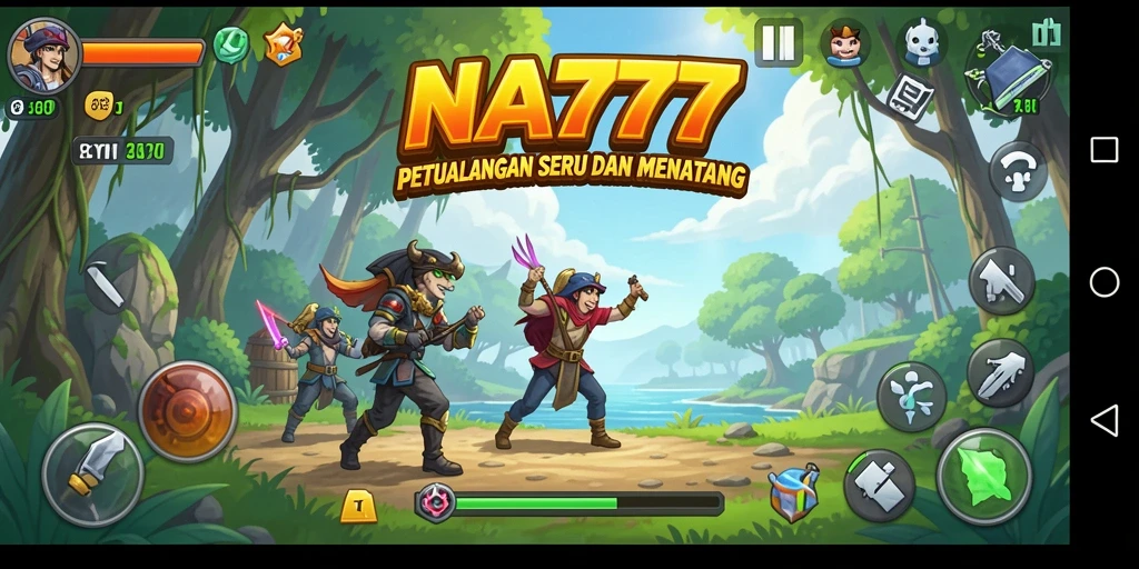 Menampilkan gameplay seru NA777 dalam dunia petualangan yang menantang.