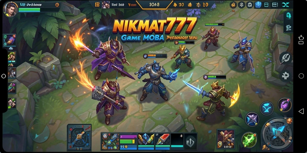 Tampilan aksi pertarungan di dalam game NIKMAT777 yang mendebarkan.