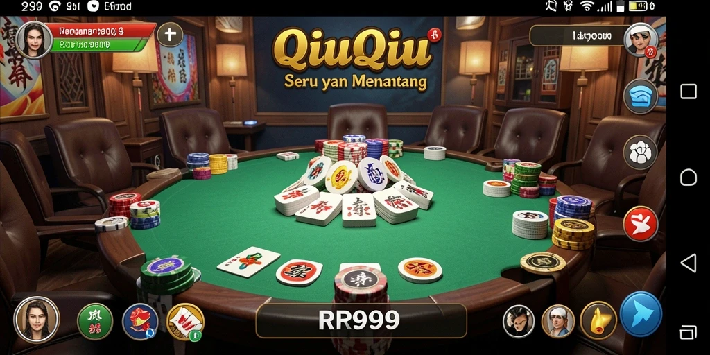 Screenshot gameplay QiuQiu yang mendebarkan dan seru.