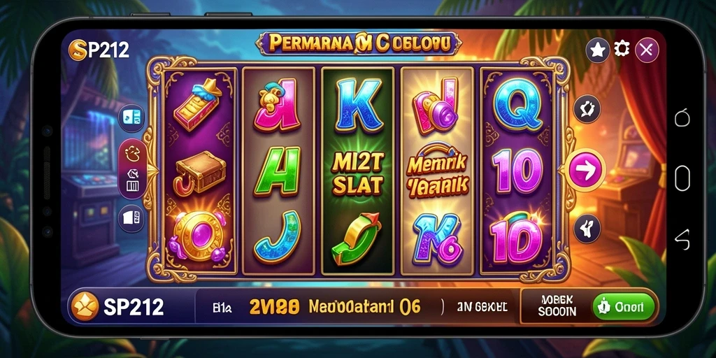 Tampilan gameplay SP212 yang mengasyikkan dan penuh warna.