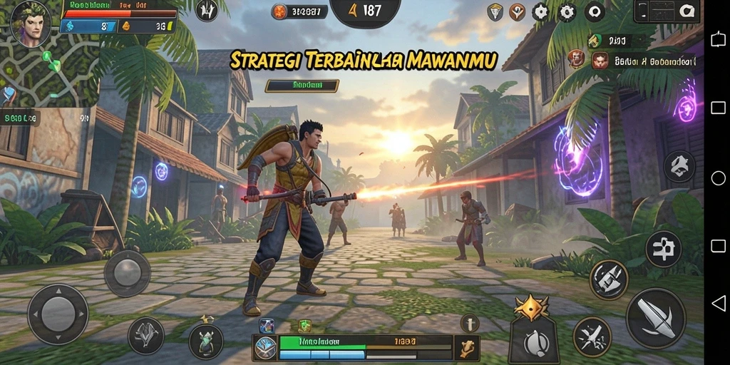 Gameplay V87 yang mendebarkan dan menyenangkan saat bertanding.