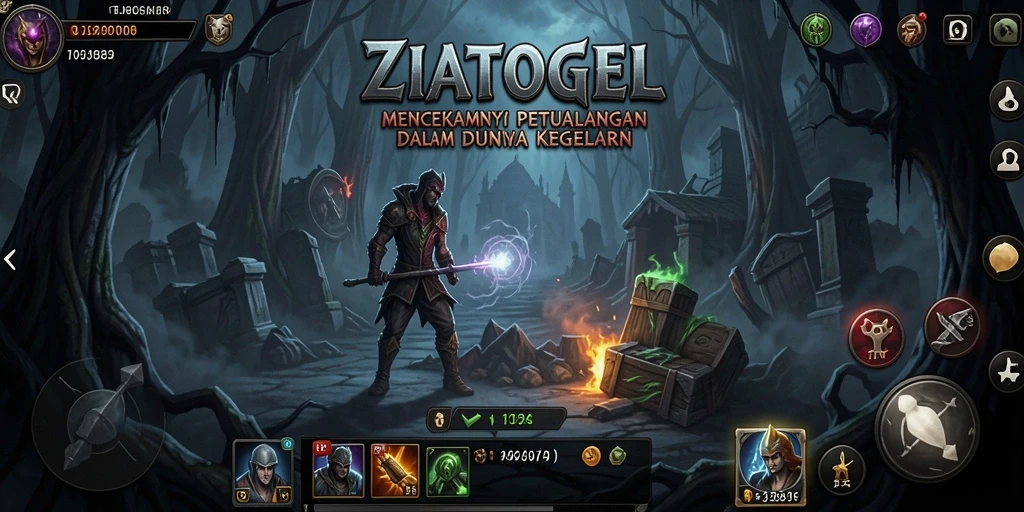 Tampilan menakutkan dalam gameplay <strong>ZIATOGEL</strong> yang menghadirkan suasana Horror.